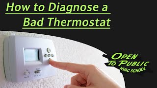 How To Diagnose a Bad Thermostat [upl. by Leitman]