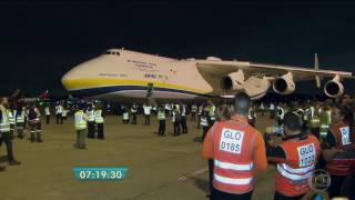 Maior AVIÃO do Mundo Chega no Brasil Viracopos e Guarulhos [upl. by Onoitna574]