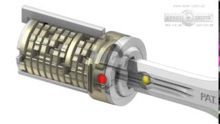 Работа цилиндра ABLOY® Protec2 [upl. by Notsreik]