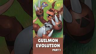 Guilmon Evolution Line Part 1 Short [upl. by Ealasaid]