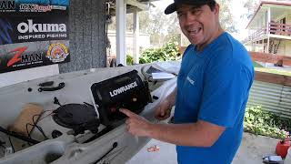 Lowrance  Sean Bekkers  EliteFS Installation  Kayak fishing [upl. by Noside]