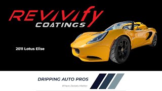 2011 Lotus Elise Revivify CarbonX Non Ceramic Coating Dripping Springs Texas [upl. by Iroak]