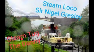 60007 Sir Nigel Gresley meets STEAM tug The Danny Frodsham 23rd May 2024 [upl. by Deden]