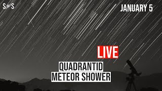 Live  Quadrantid Meteor Shower 2024  January 5 [upl. by Keily918]