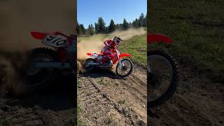 Railing a 1993 CR250 2Stroke around The Kelley Farm [upl. by Tenaj888]