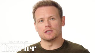 Sam Heughan talks the origins of Scotland [upl. by Atsejam]