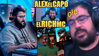 ALEXELCAPO JUEGA al MINECRAFT con ELRICHMC [upl. by Laleb753]