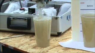 Electrocoagulation Wash Water Treatment by OilTrap Environmental httpwwwoiltrapcom [upl. by Kaitlyn]