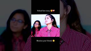 school love story very cute love story boyfriend girlfriend love love shorts [upl. by Notsle]