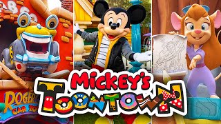 Mickeys Toontown Reopening Tour at Disneyland Park 2023  Walkthrough amp Rides 4K POV [upl. by Ylla]