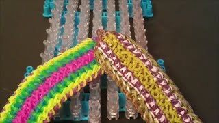 NEW Garden Tiger Bracelet on the Rainbow loom 3 looms [upl. by Schoenfelder65]