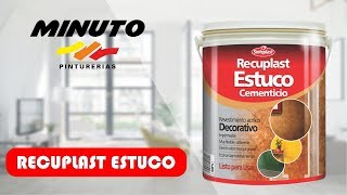 Recuplast Estuco Cementicio [upl. by Whitver451]