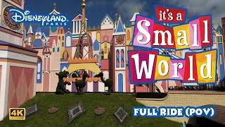 It´s a Small World  Full Ride POV in 4K at Disneyland Paris disney smallworld disneylandparis [upl. by Ryley]