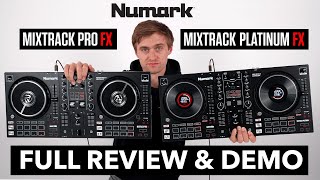 Numark Mixtrack Pro FX amp Platinum FX Review  The best new DJ controllers for beginners [upl. by Wickman]