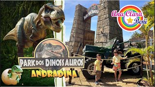 Parque dos DINOSSAUROS em Andradina SP [upl. by Drol196]