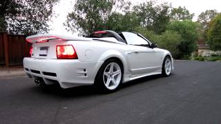 99 Ford Mustang SVT Cobra Convertible  Supercharged  Saleen S351 [upl. by Neeloj60]