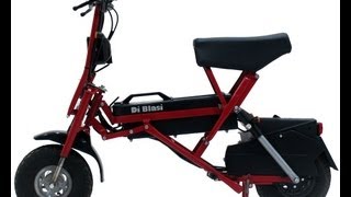 Di Blasi R70 Electric Moped Folding Demo [upl. by Neumark312]