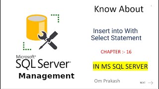 Insert into Select Statement in SQL Server [upl. by Ahsenre]