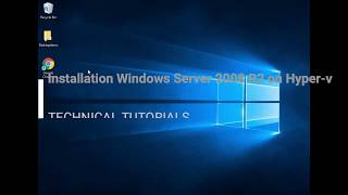 Installation Windows Server 2008 R2 on Hyperv PART02 [upl. by Ajad]