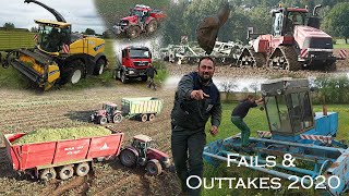 Fails amp Outtakes 2020  Schlammschlacht  Festgefahren ▶ Agriculture Germanyy [upl. by Notnef]