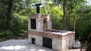 Building a Brick BBQ Smoker [upl. by Petit]