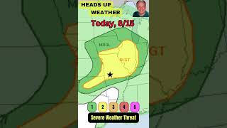 Severe Weather Forecast for Today 815 [upl. by Geilich]