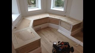 Make A Kitchen Banquette Bench W Storage [upl. by Mitinger]