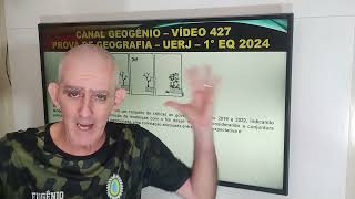 PROVA COMENTADA DE GEOGRAFIA DA UERJ 1 EQ 2024 [upl. by Harwill]