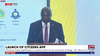 Launch of Citizen App Were launching a new era of citizen engagement  Dr Bawumia [upl. by Iseabal596]