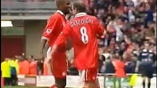 Middlesbrough v Sheffield Wednesday 199899 BECK GAZZA RICARD GOAL [upl. by Arden]