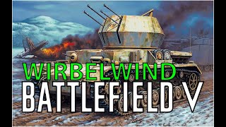 battlefield v flakpanzer iv wirbelwind AA in action [upl. by Pepin]