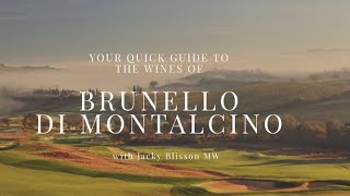 Your Quick Guide to Brunello di Montalcino Wines [upl. by Peer105]