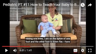 How to Teach Your Baby to Balance in Sitting Pediatric Physical Therapy 11 [upl. by Herculie]