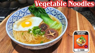 Vegetable Noodles Recipe from Zenless Zone Zero  ALEX MAKES [upl. by Blaze400]