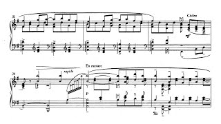 Ravel  Pavane pour une infante défunte AudioSheet Cherkassky [upl. by Ricca345]