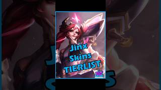 Jinx Skins Tier List leagueoflegends jinx tierlist worlds2024 gaming riotgames adc arcane [upl. by Asetal]