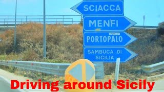 A Scenic Drive to TrapaniAgrigentoGelaSiracusa SICILY [upl. by Leoline]