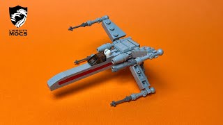 XWing Starfighter Lego Tutorial 1120 [upl. by Aserehtairam826]