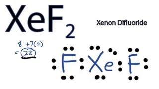 XeF2 Lewis Structure  How to Draw the Lewis Structure for XeF2 [upl. by Ynabe]