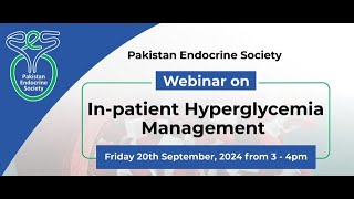 Webinar on Inpatient Hyperglycemia Management [upl. by Druce]