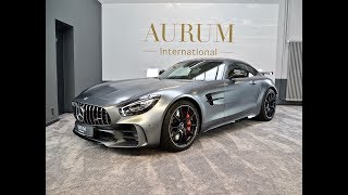 MERCEDESBENZ AMG GT R SELENITGRAU MAGNO Walkaround by AURUM International [upl. by Niwrek515]