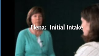 Welfare Intake Interviews  Elena Initial Intake [upl. by Adelle908]