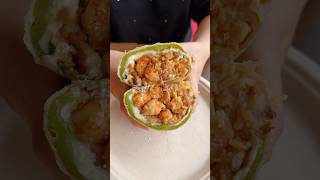 Shrimp burrito with Con Anaheim Chile is a the best [upl. by Yessak]