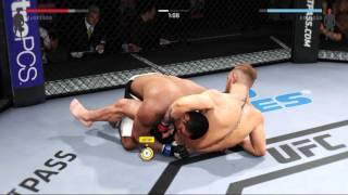 UFC Fight Night 46 Conor McGregor vs Diego Brandao EA Sports UFC 2 [upl. by Ahtennek]