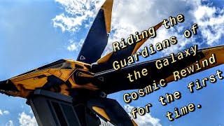 Guardians of the Galaxy Cosmic Rewind  Ride Review [upl. by Llennod837]