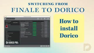 Installing Dorico crossgrade from Finale [upl. by Munro290]