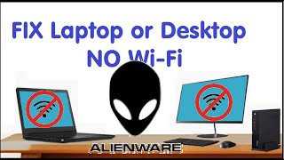 Fix WIFI Connection Alienware Gaming Laptop X14 M15 X17 51M X15 M17 R2 13R3 15 14 AURORA Area WiFi [upl. by Naed]