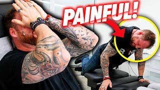 CHIROPRACTOR SAVES MARINE FROM BACK SURGERY 😱😭  Chiropractic Adjustment  Dr Tubio [upl. by Baram]