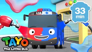 Learn Colors with Tayo and More🌈  Compilation  Color Song for Kids  Tayo the Little Bus [upl. by Zabrina]