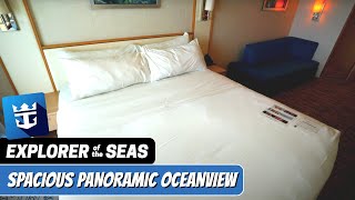 Explorer of the Seas  Spacious Panoramic Oceanview Tour amp Review 4K Royal Caribbean [upl. by Cimah682]